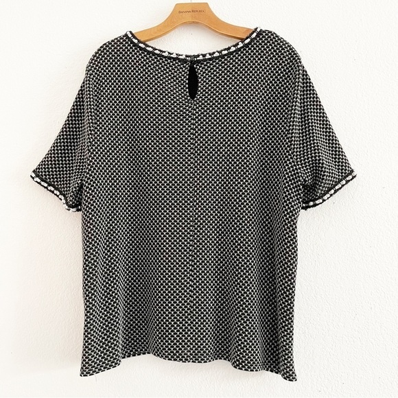 Women's ELLE Faux Pearl-Embellished Top - Picture 2 of 8